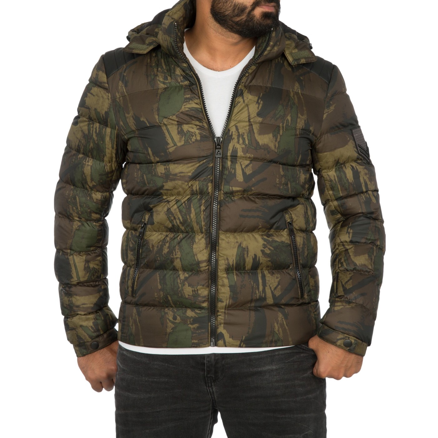 Geaca de Iarna Barbati Young & Rich Camuflaj 455 – Black Friday
