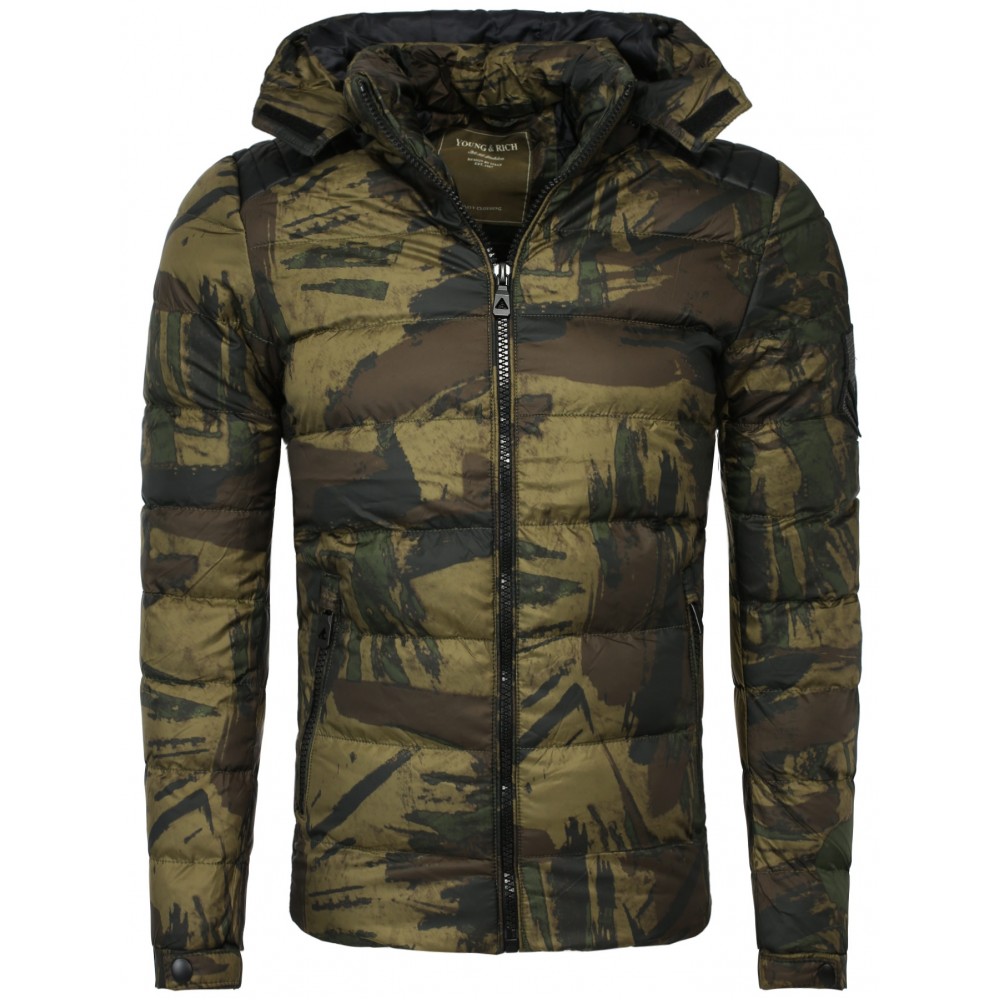 Geaca de Iarna Barbati Young & Rich Camuflaj 455 Geaca de Iarna Barbati Young & Rich Camuflaj 455 - readytowear
