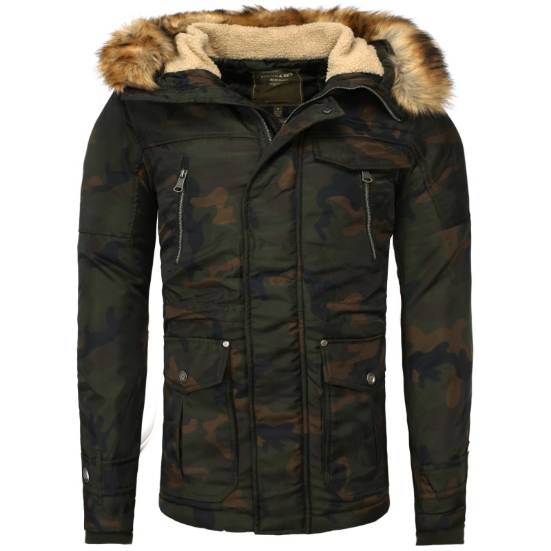 Geaca de Iarna Barbati Young & Rich Camuflaj 457 – Black Friday Geaca de Iarna Barbati Young & Rich Camuflaj 457 – Black Friday
