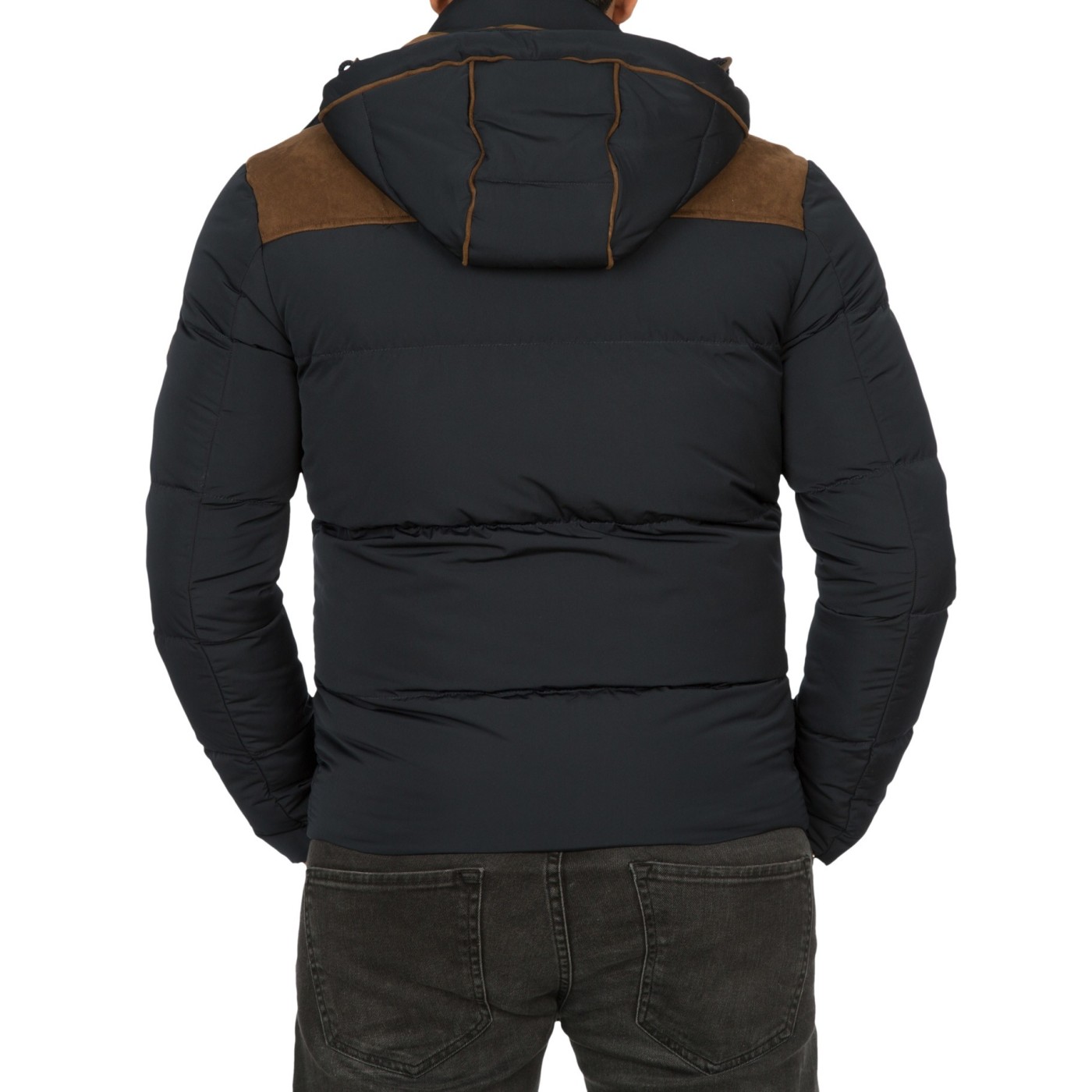 Geaca de Iarna Barbati Young & Rich Bleumarin 458 – Black Friday