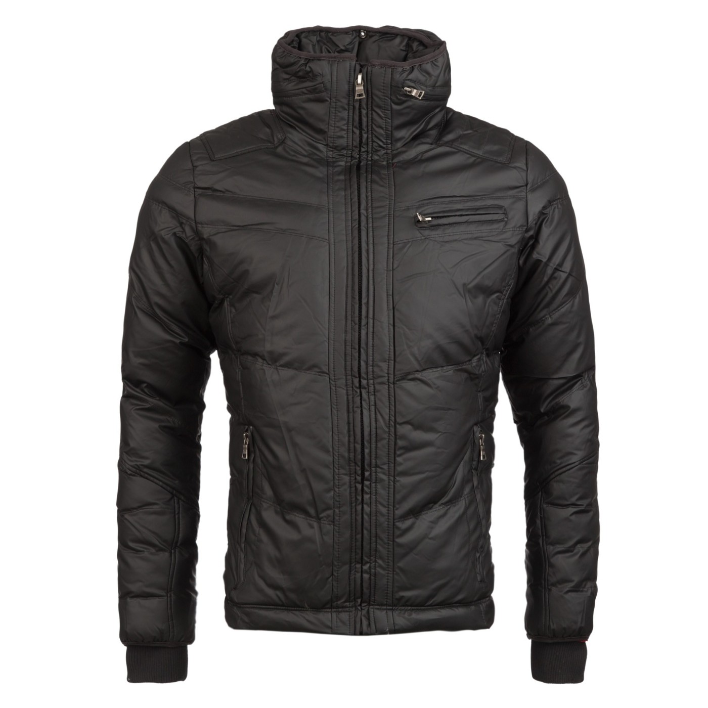 Geaca de Iarna Barbati Young & Rich Neagra 4997 – IMBRACAMINTE