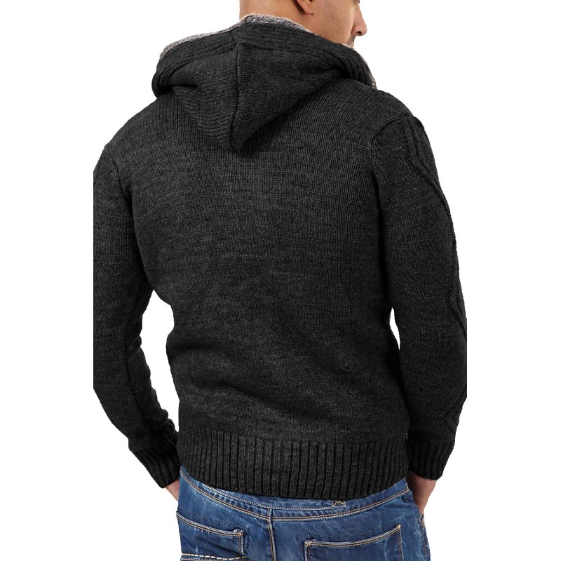 Jacheta-Cardigan Barbati Carisma Neagra 7049 – IMBRACAMINTE