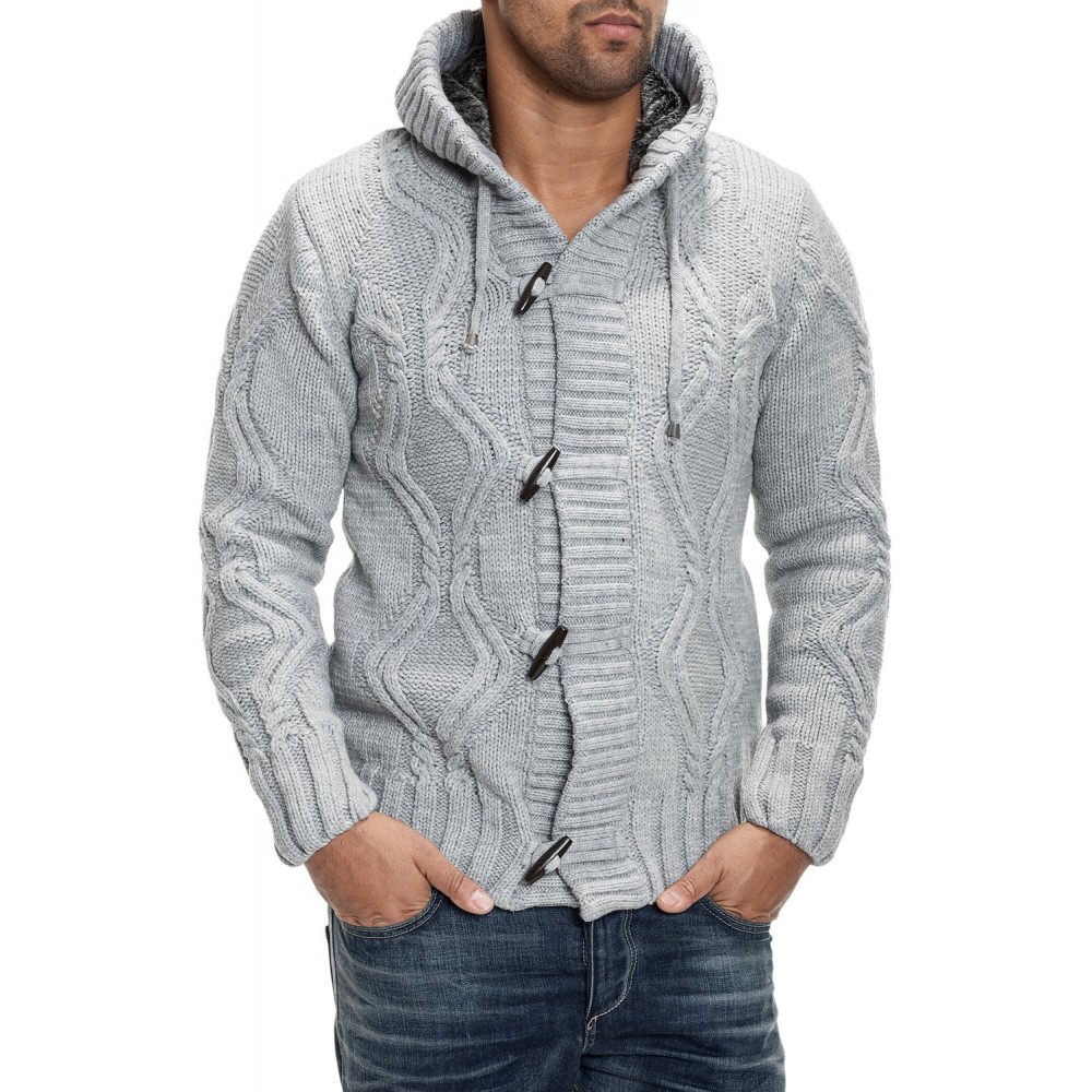 Jacheta-Pulover Barbati Carisma Gri 7115 Jacheta-Pulover Barbati Carisma Gri 7115 - readytowear