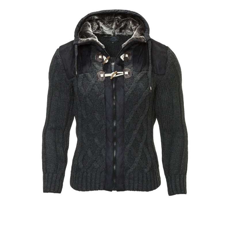 Jacheta-Pulover Barbati Carisma Antracit 7116 – IMBRACAMINTE