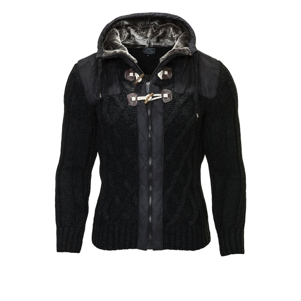Jacheta-Pulover Barbati Carisma Negru 7116 Jacheta-Pulover Barbati Carisma Negru 7116 - readytowear.ro