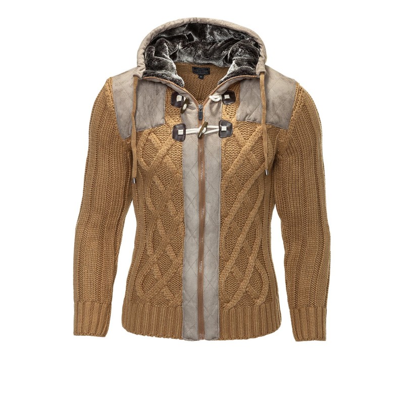 Jacheta-Pulover Barbati Carisma Camel 7116 – IMBRACAMINTE