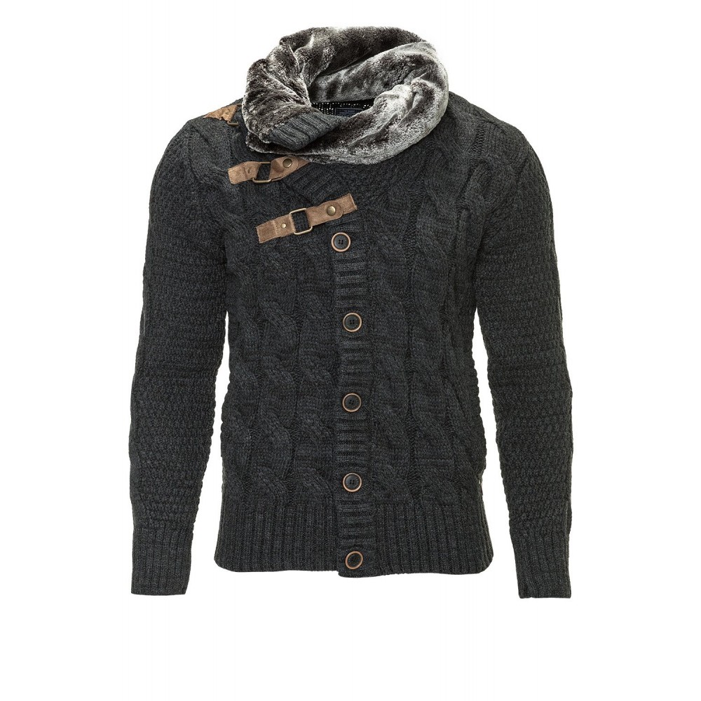 Jacheta-Pulover Barbati Carisma Antracit 7164 Jacheta-Pulover Barbati Carisma Antracit 7164 - readytowear.ro