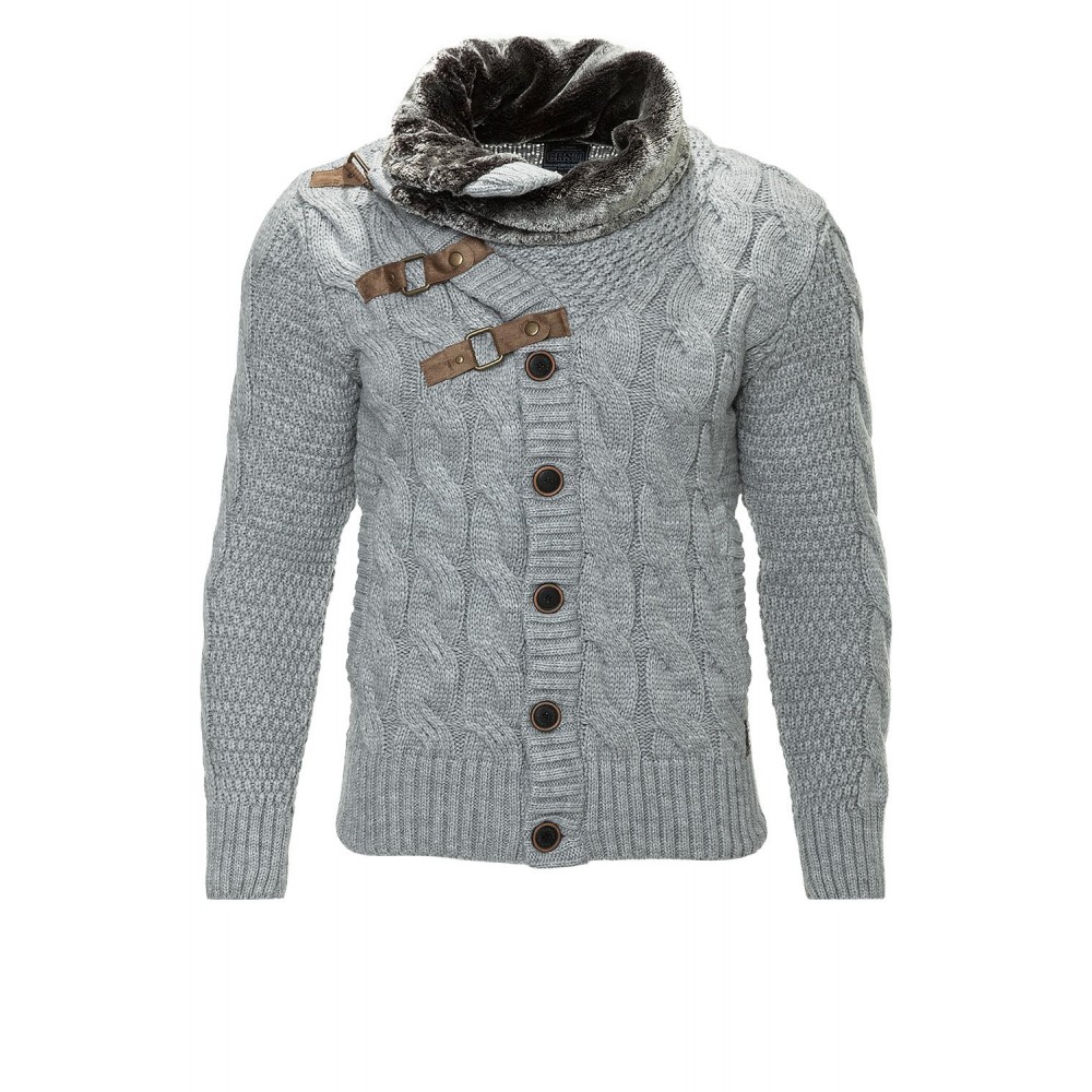 Jacheta-Pulover Barbati Carisma Gri 7164 Jacheta-Pulover Barbati Carisma Gri 7164 - readytowear