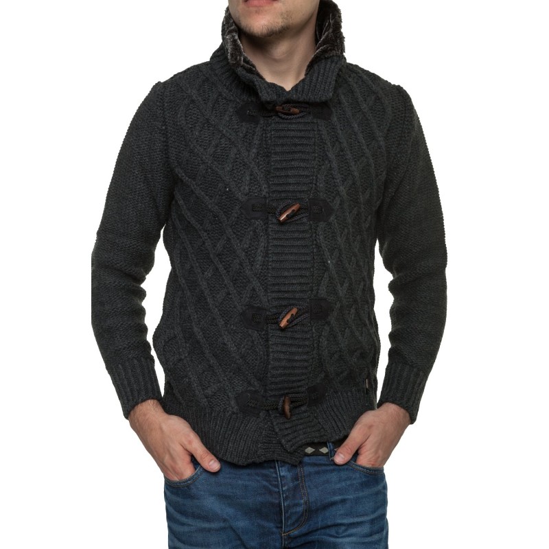 Jacheta-Pulover Tricotat Barbati Carisma Antracit 7169 – IMBRACAMINTE Jacheta-Pulover Tricotat Barbati Carisma Antracit 7169 – IMBRACAMINTE