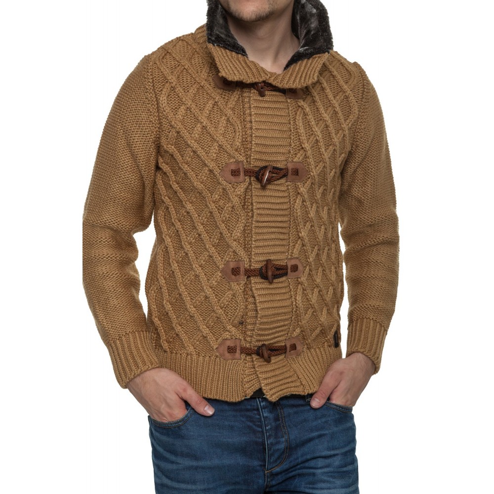 Jacheta-Pulover Tricotat Barbati Carisma Maro 7169 Jacheta-Pulover Tricotat Barbati Carisma Maro 7169 - readytowear.ro