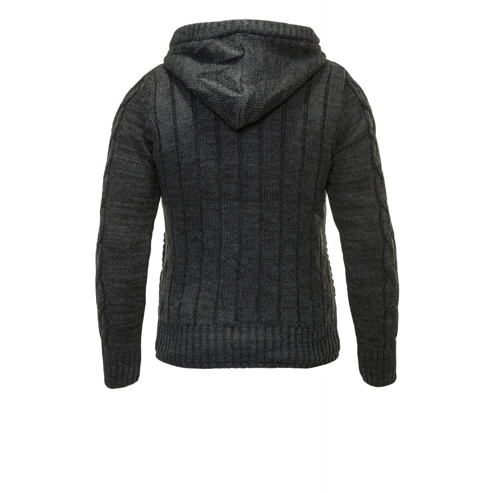 Jacheta-Hanorac Barbati Carisma Antracit Captuseala din Blana 7170 – Black Friday