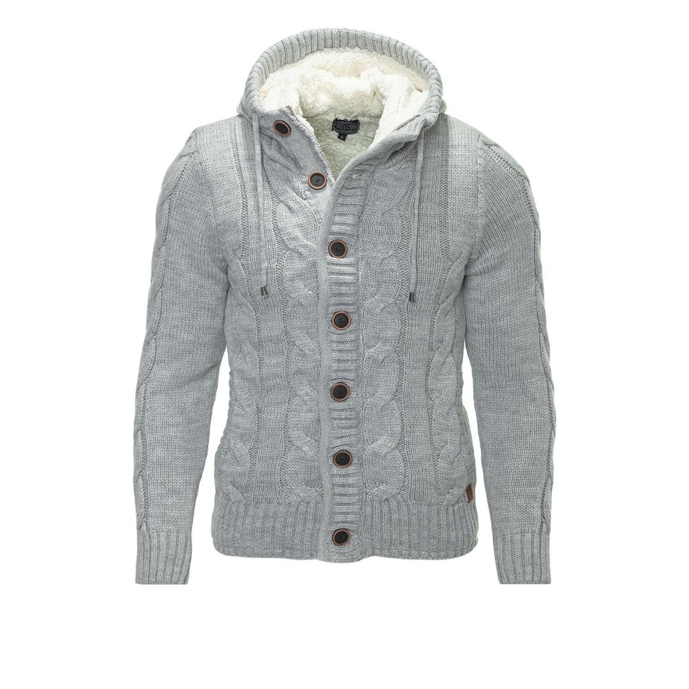 Jacheta-Hanorac Barbati Carisma Gri Captuseala din Blana 7170 Jacheta-Hanorac Barbati Carisma Gri Captuseala din Blana 7170 - readytowear