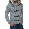 Jacheta-Pulover Tricotat Barbati Carisma Gri 7179 Jacheta-Pulover Tricotat Barbati Carisma Gri 7179 - readytowear.ro