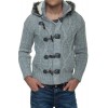 Jacheta-Pulover Tricotat Barbati Carisma Gri 7179 Jacheta-Pulover Tricotat Barbati Carisma Gri 7179 - readytowear.ro