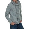 Jacheta-Pulover Tricotat Barbati Carisma Gri 7185 Jacheta-Pulover Tricotat Barbati Carisma Gri 7185 - readytowear.ro