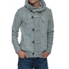 Jacheta-Pulover Tricotat Barbati Carisma Gri 7185 Jacheta-Pulover Tricotat Barbati Carisma Gri 7185 - readytowear.ro