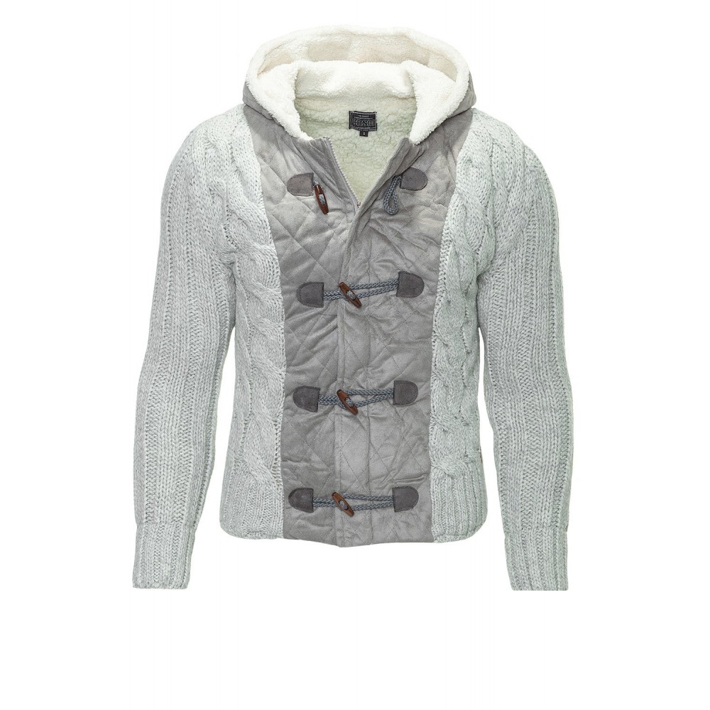 Jacheta-Hanorac Barbati Carisma Ecru 7187 Jacheta-Hanorac Barbati Carisma Ecru 7187 - readytowear