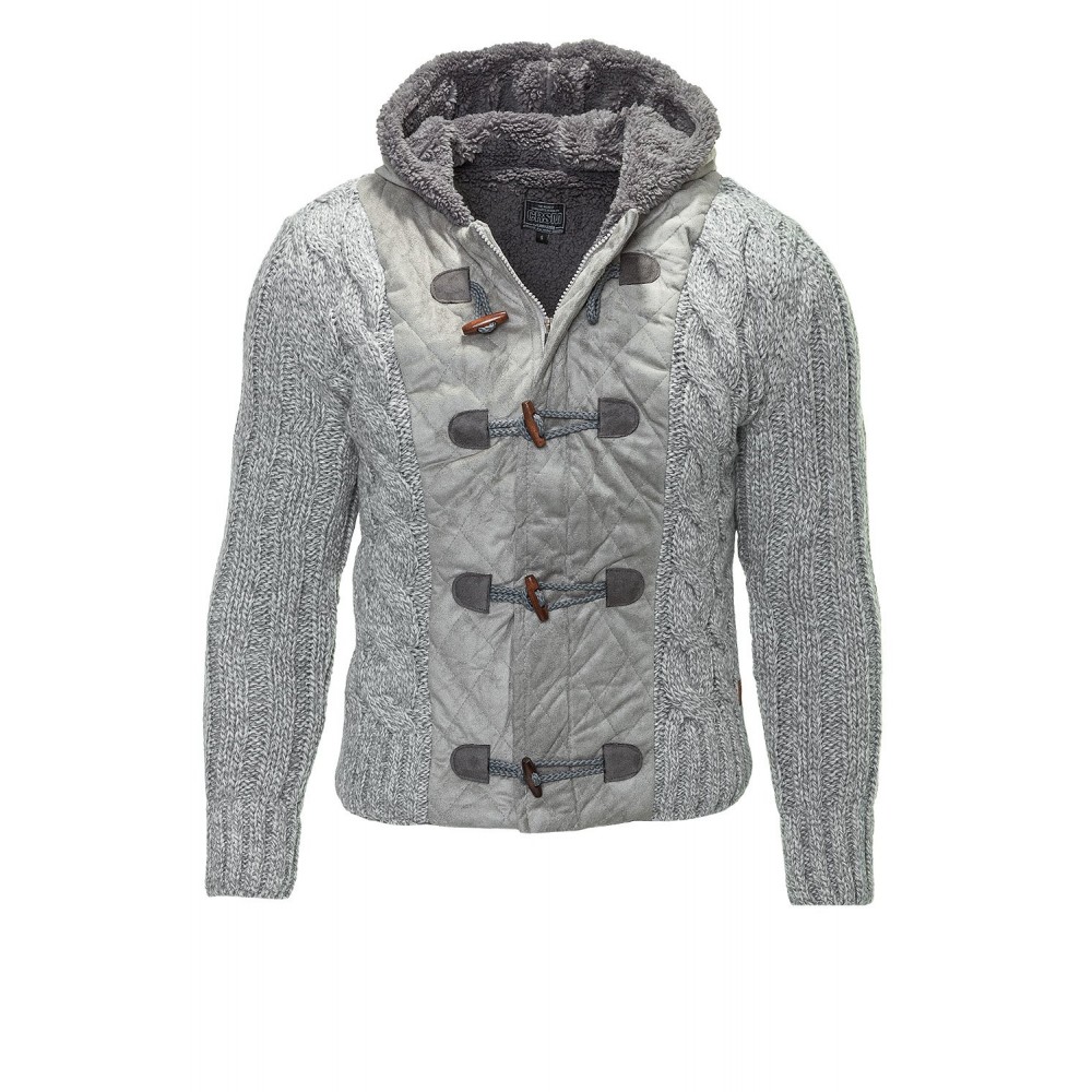 Jacheta-Hanorac Barbati Carisma Gri 7187 Jacheta-Hanorac Barbati Carisma Gri 7187 - readytowear