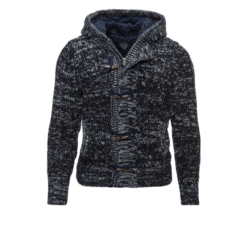 Jacheta Tricotata Barbati Carisma Bleumarin 7213 – Black Friday