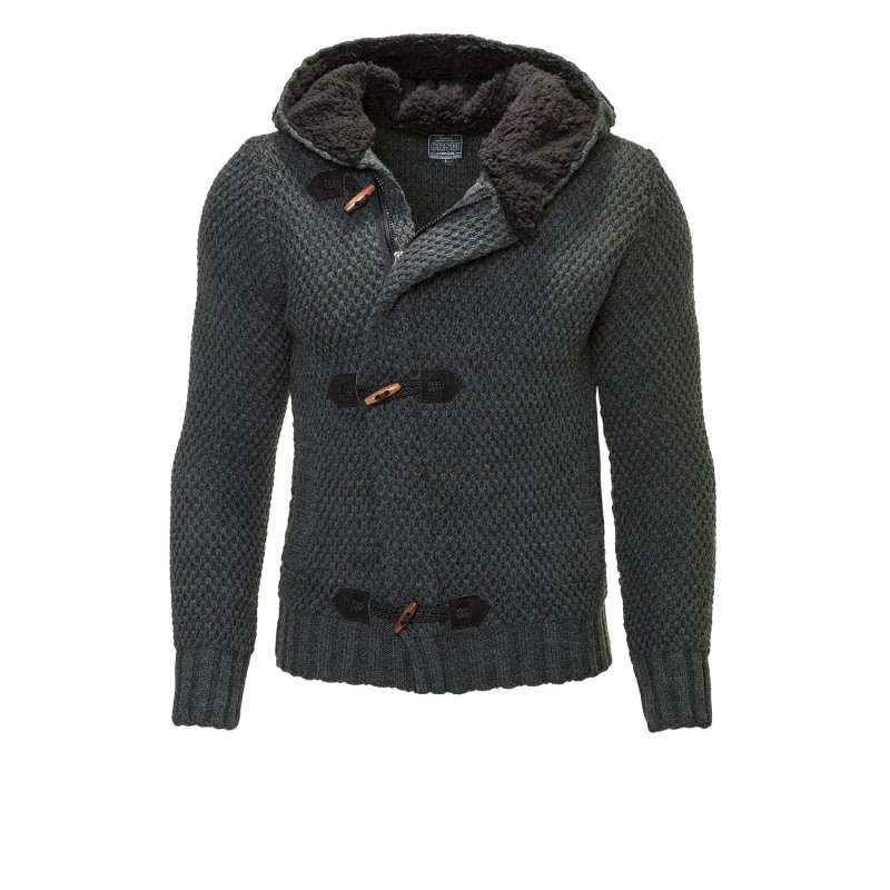 Jacheta Tricotata Barbati Carisma Antracit 7215 – IMBRACAMINTE