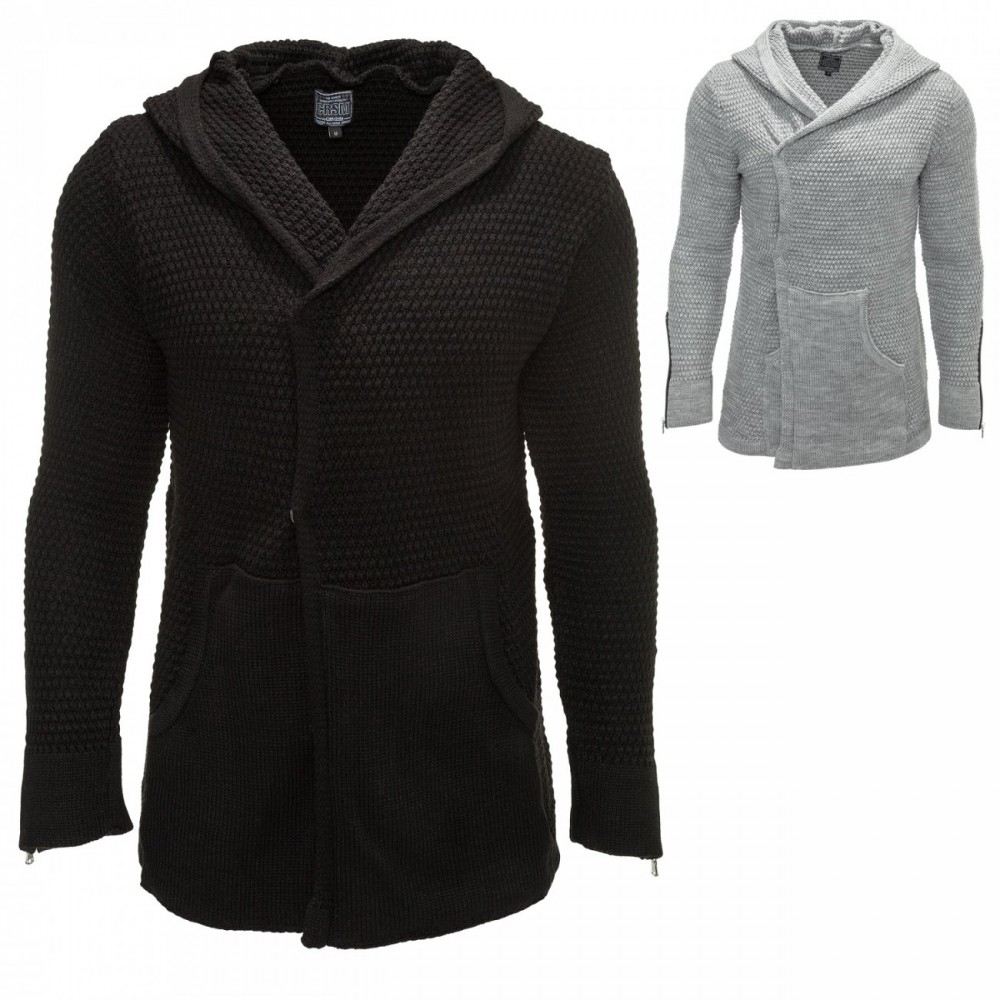 Jacheta Tricotata Barbati Carisma cu Gluga 7221 Jacheta Tricotata Barbati Carisma cu Gluga 7221 - readytowear.ro