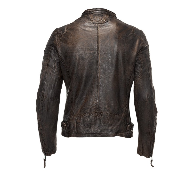 Geaca de Piele Barbati Gipsy Maro inchis Drago LASOV – Black Friday