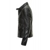 Geaca de Piele Barbati Gipsy Neagra Stevie LEGV - readytowear.ro