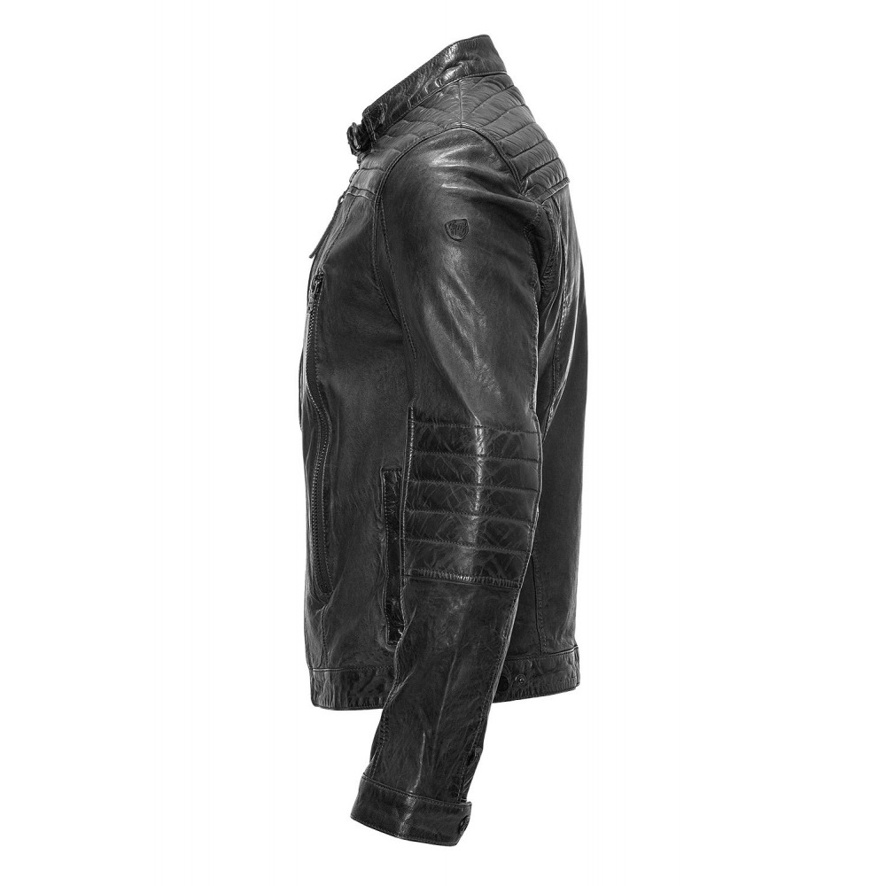 Geaca de Piele Naturala Barbati Gipsy Antracit Trace SF LASAV Geaca de Piele Naturala Barbati Gipsy Antracit Trace SF LASAV - readytowear.ro