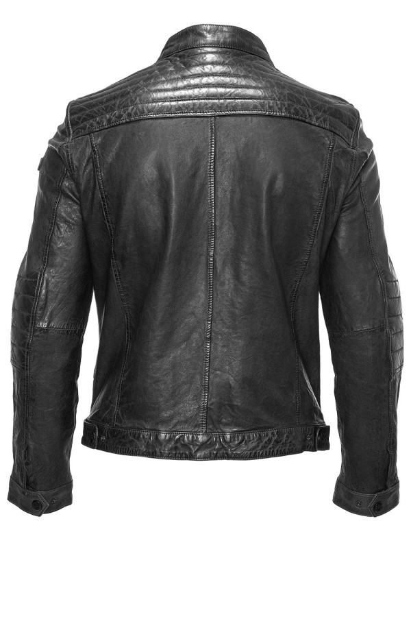 Geaca de Piele Naturala Barbati Gipsy Antracit Trace SF LASAV – Black Friday — fotografia 4