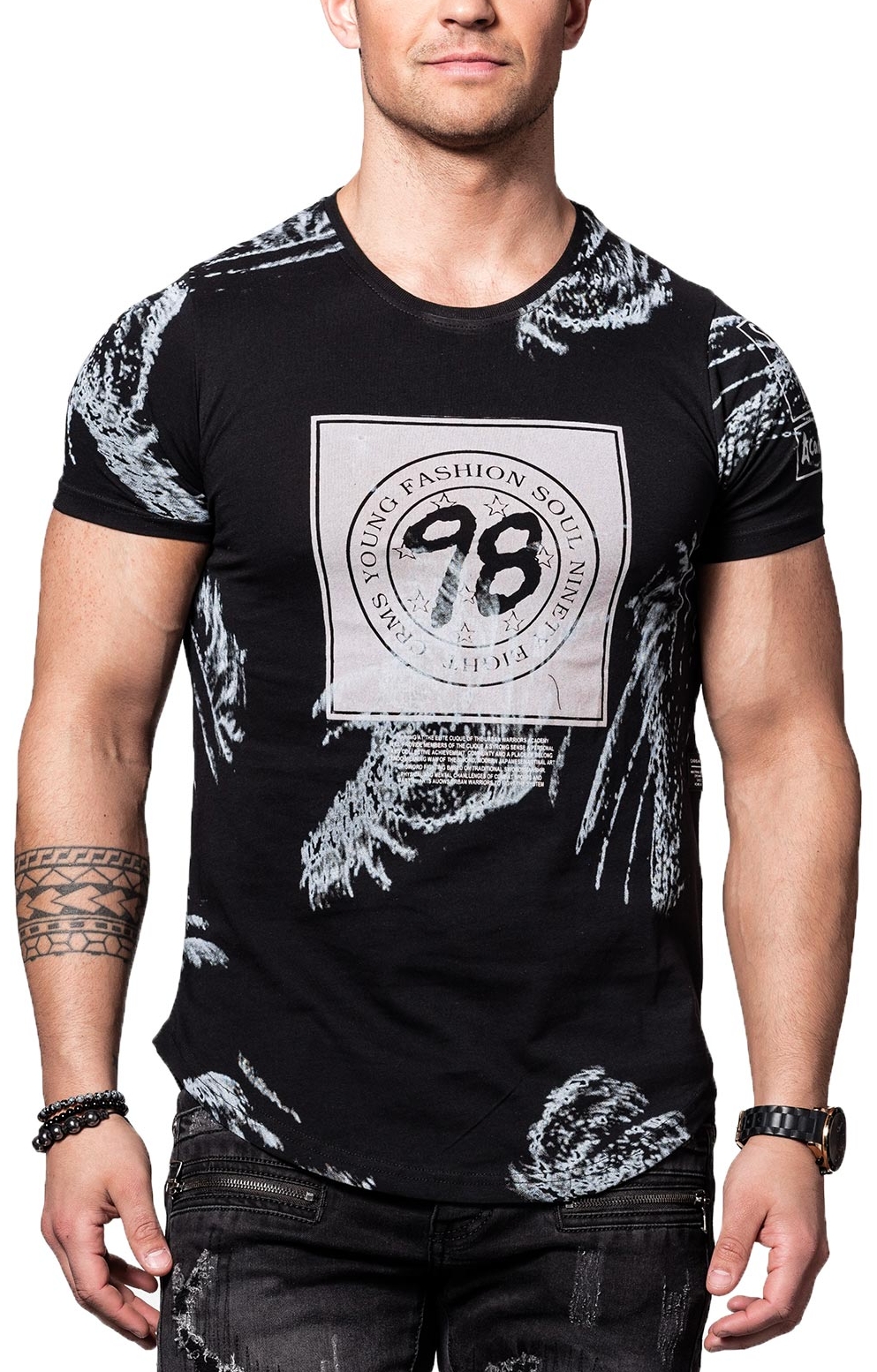 Tricou Barbati Carisma Negru 4357