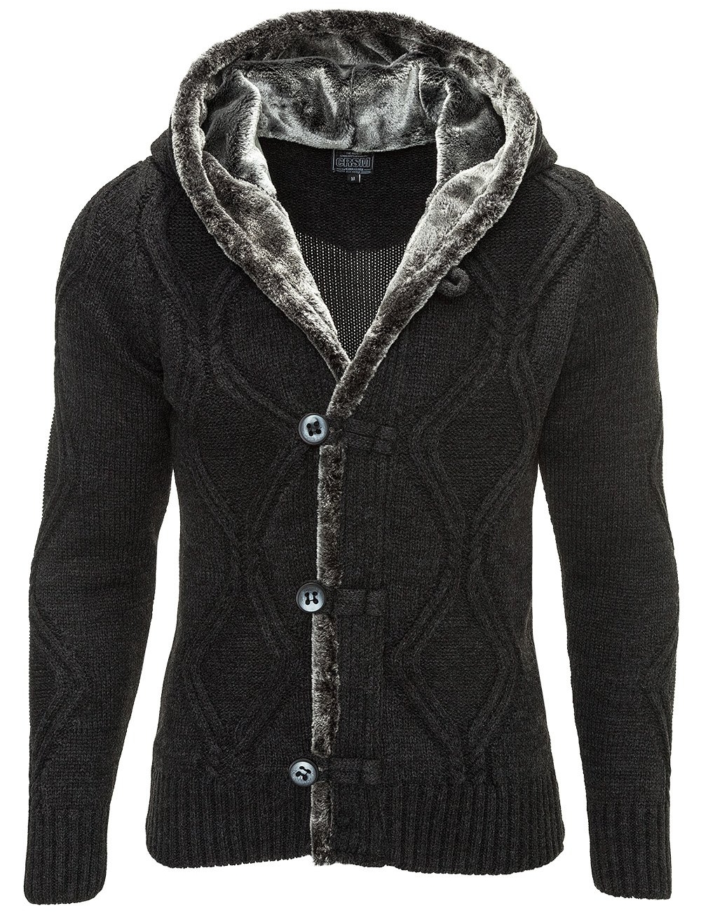 Jacheta-Cardigan Barbati Carisma Neagra 7049