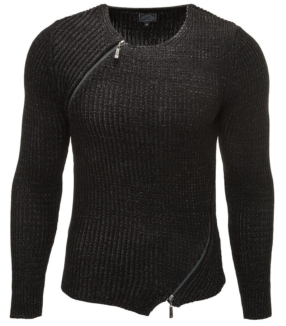 Pulover Tricotat Barbati Carisma Negru 7278
