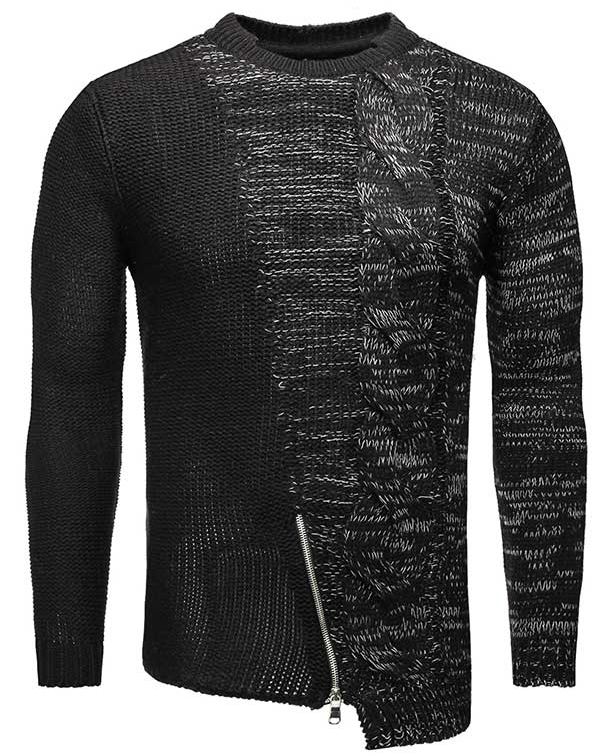 Pulover Tricotat Barbati Carisma Negru 7296