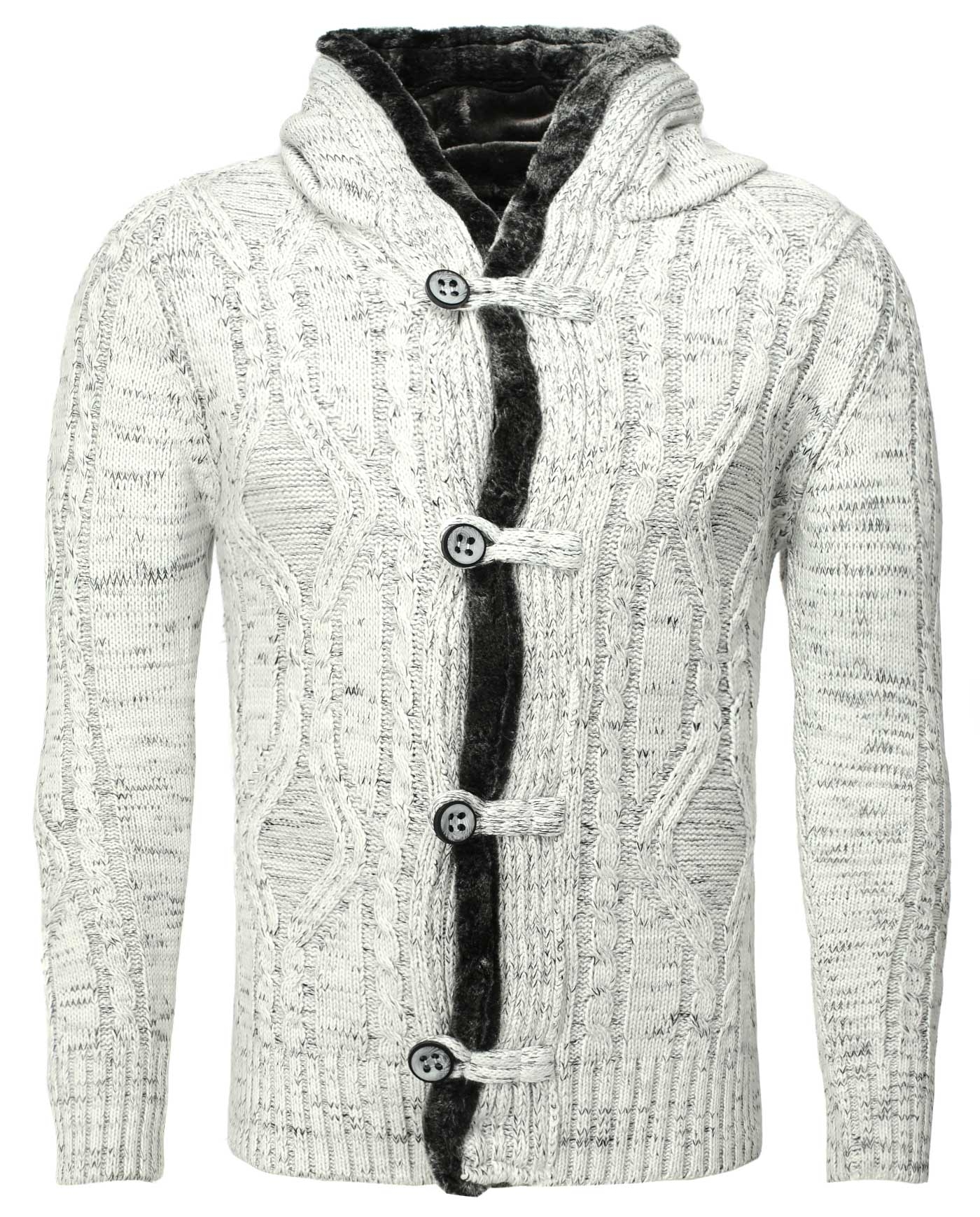 Jacheta-Cardigan Barbati Carisma Ecru 7338