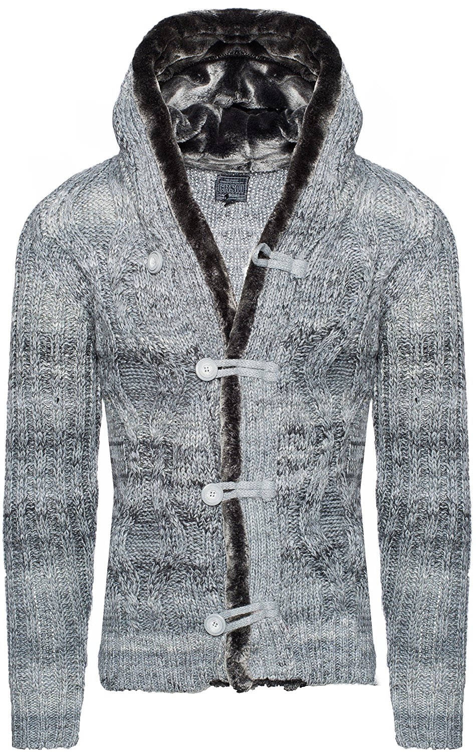 Jacheta-Cardigan Barbati Carisma Gri 7344