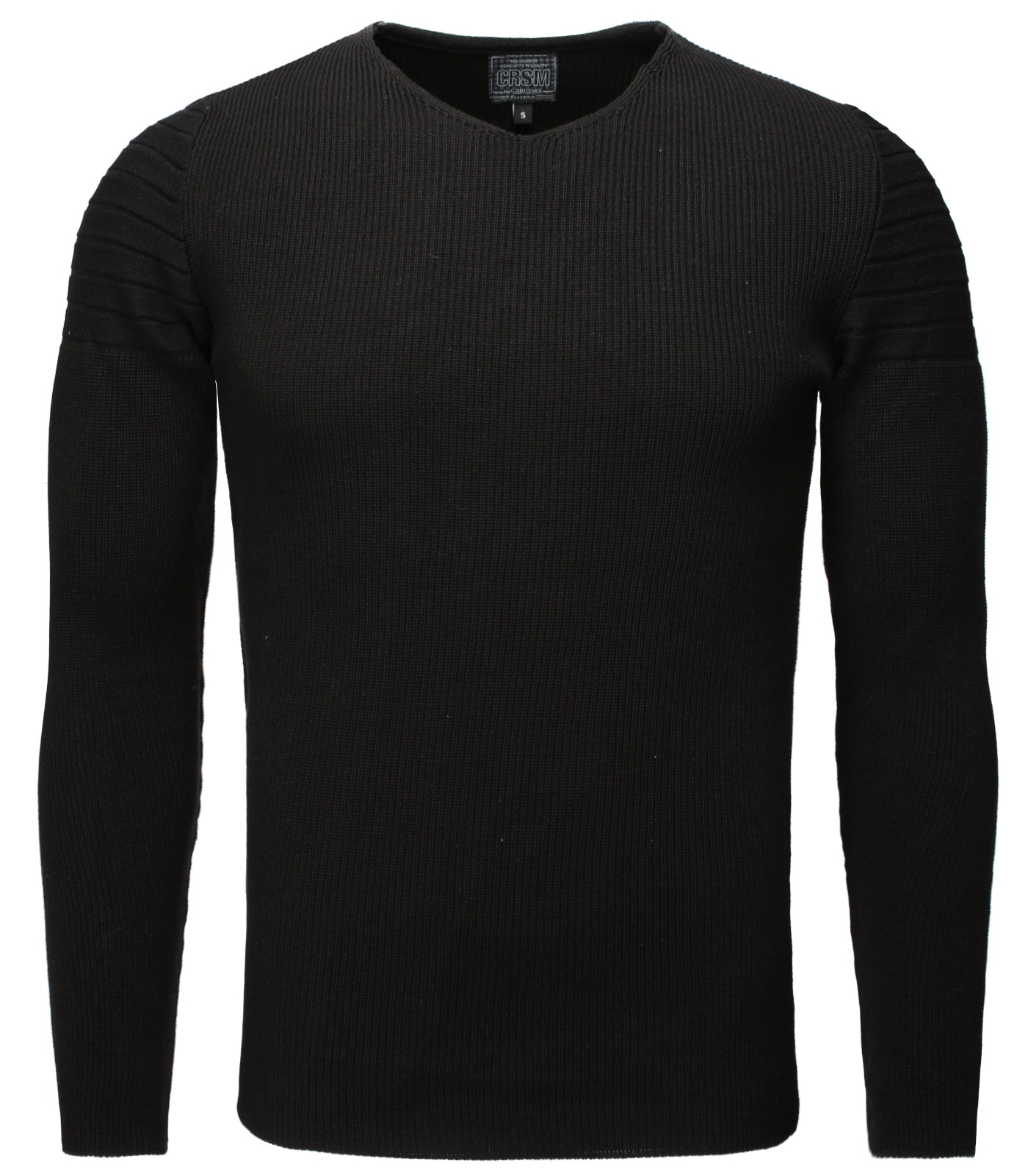 Pulover Tricotat Barbati Carisma Negru 7355