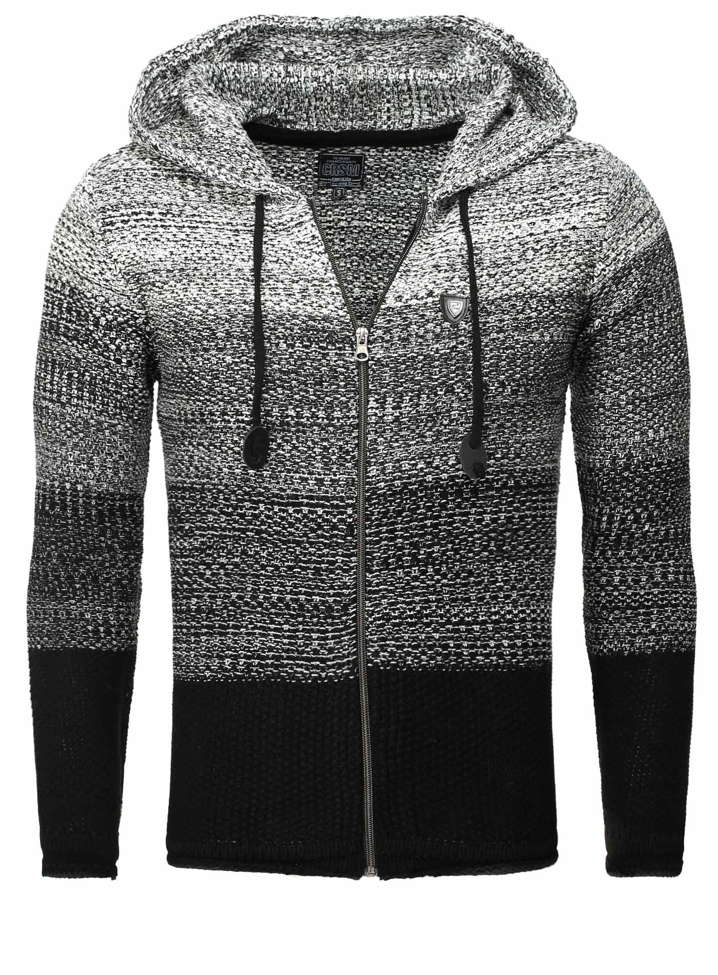Cardigan Tricotat Barbati Carisma Negru 7397