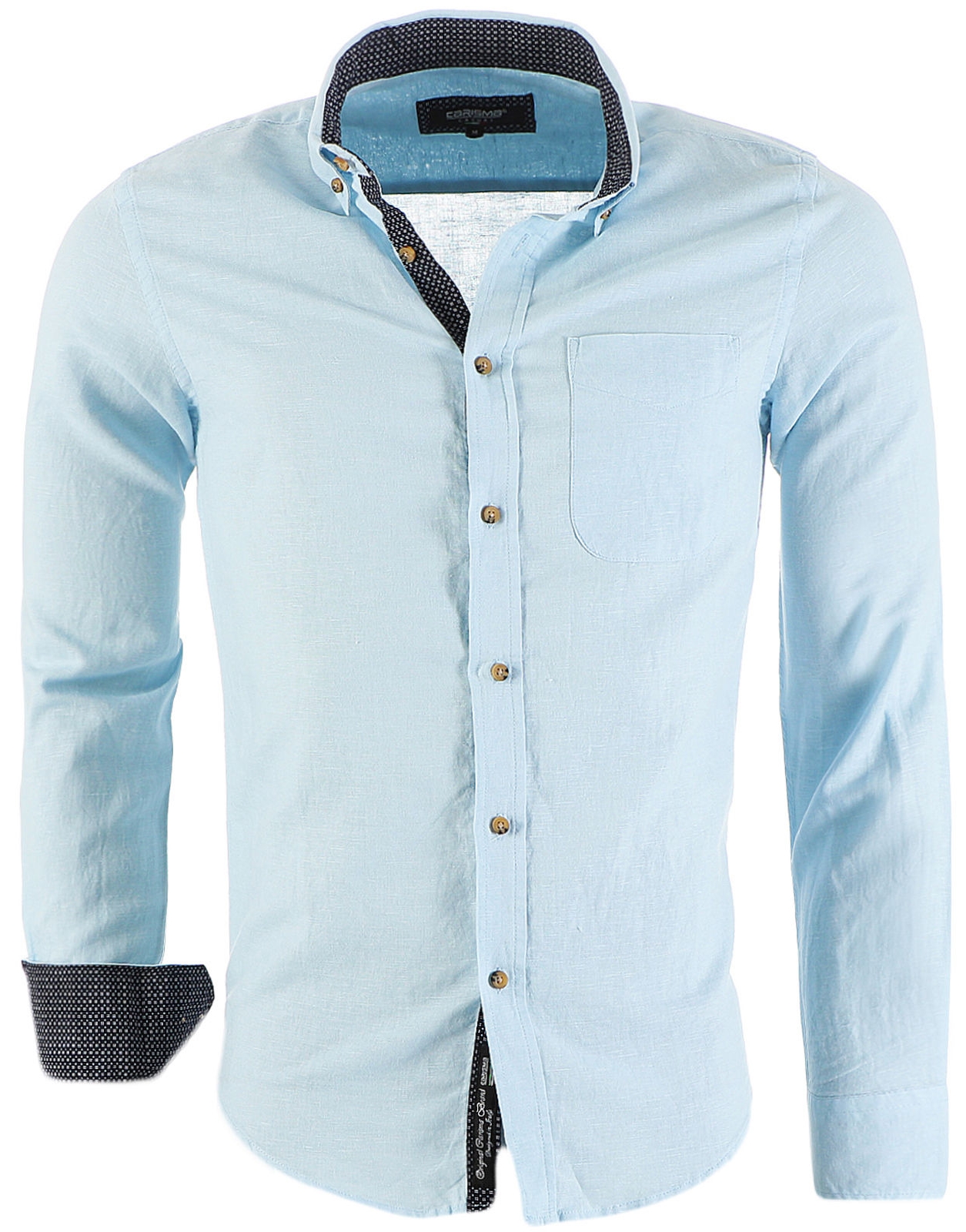Camasa din In Barbati Carisma Bleu 8387