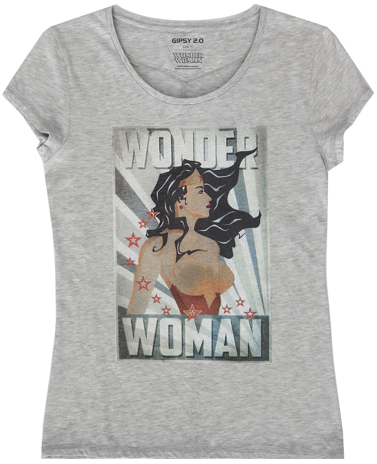 Tricou Dama Gipsy Gri Wonder Woman