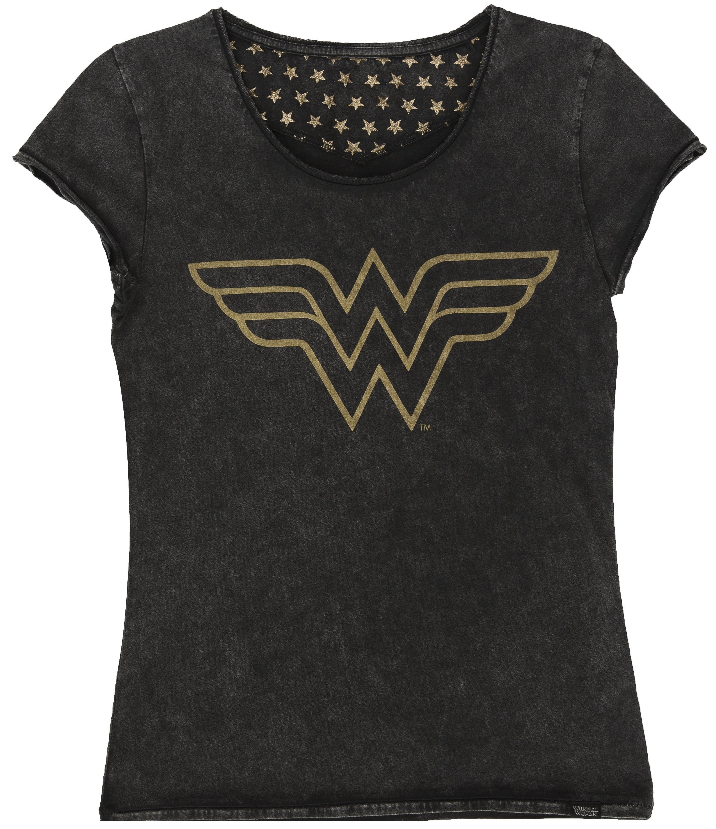 Tricou Dama Gipsy Negru Wonder Woman Logo