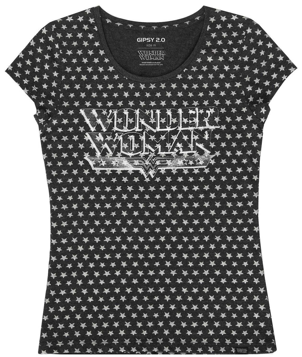 Tricou Dama Gipsy Antracit Wonder Woman