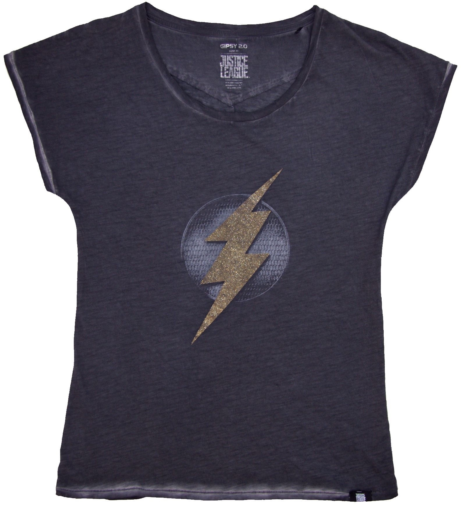 Tricou Dama Gipsy Antracit Justice League