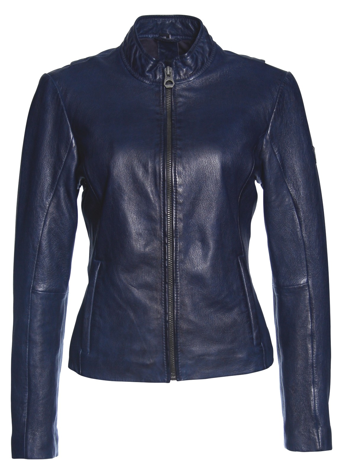 Geaca de Piele Naturala Dama Gipsy Bleumarin Chessy W17 LATEOV
