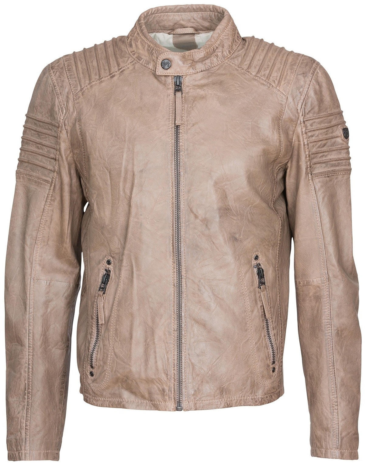 Geaca de Piele Naturala Barbati Gipsy Gri Copper W16 SF LVW