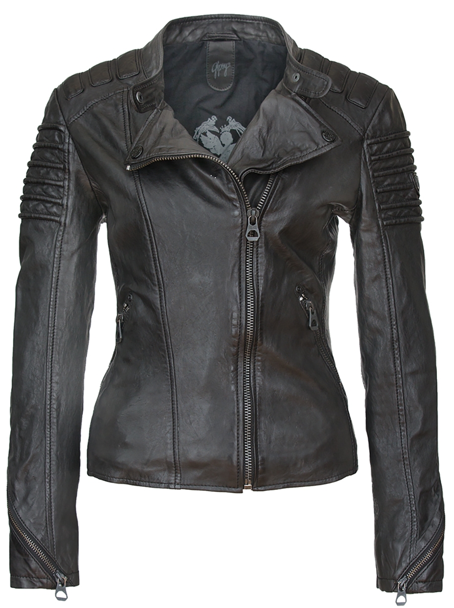 Geaca de Piele Naturala Dama Gipsy Neagra Lorin NSLVW
