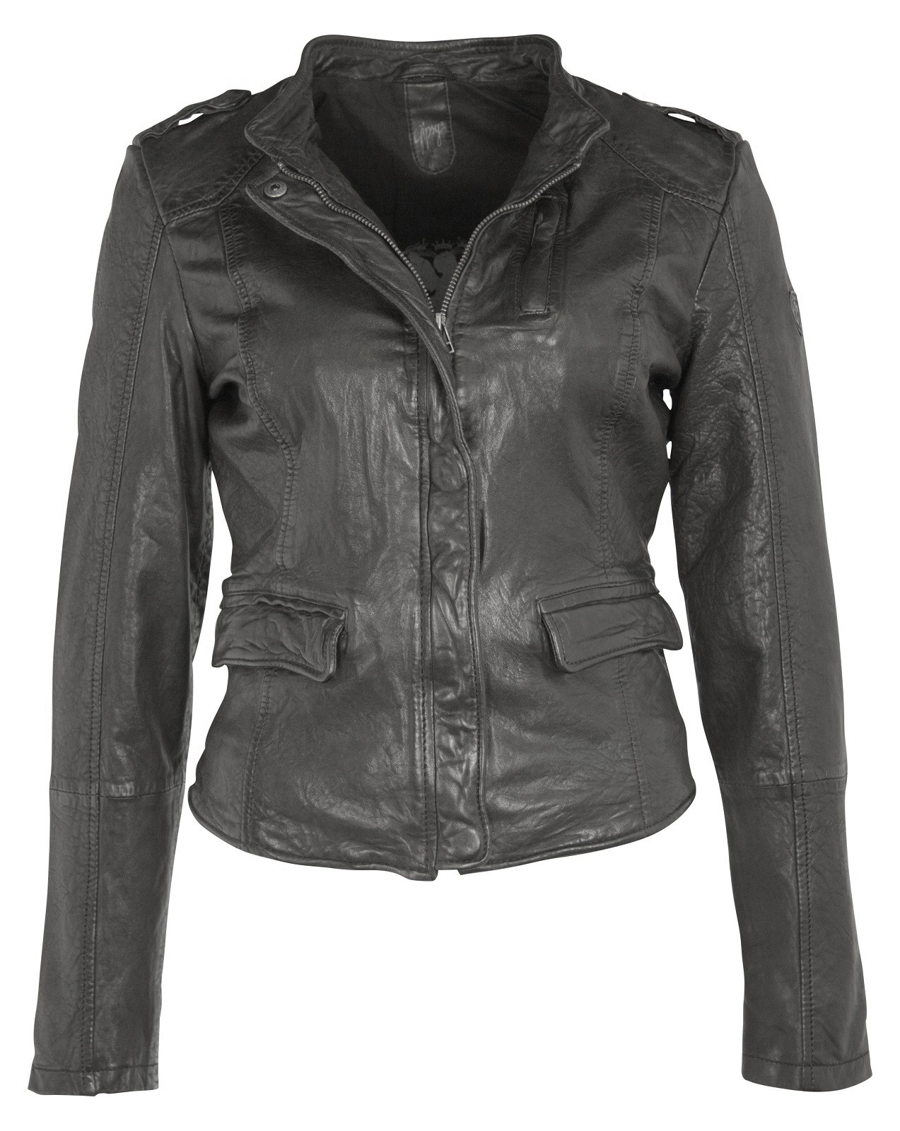 Geaca de Piele Naturala Dama Gipsy Neagra Vinny NSLVW